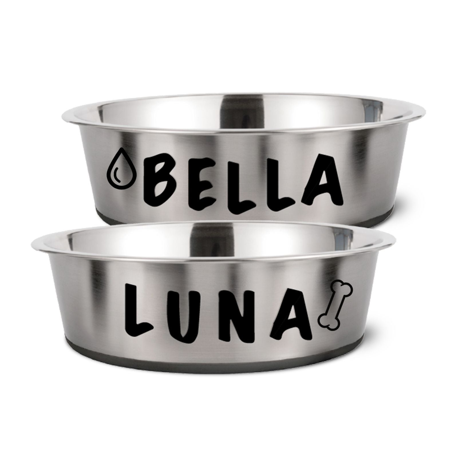 PEDAY Personalized Dog Bowl Capital Letter Stickers for DIY